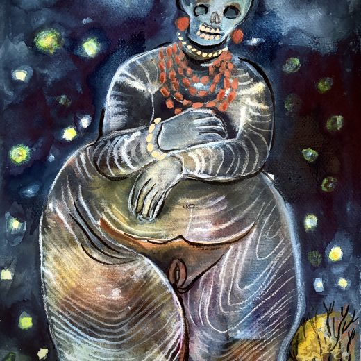 The woman who holds the Earth 